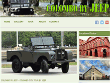 Tablet Screenshot of colombobyjeep.com